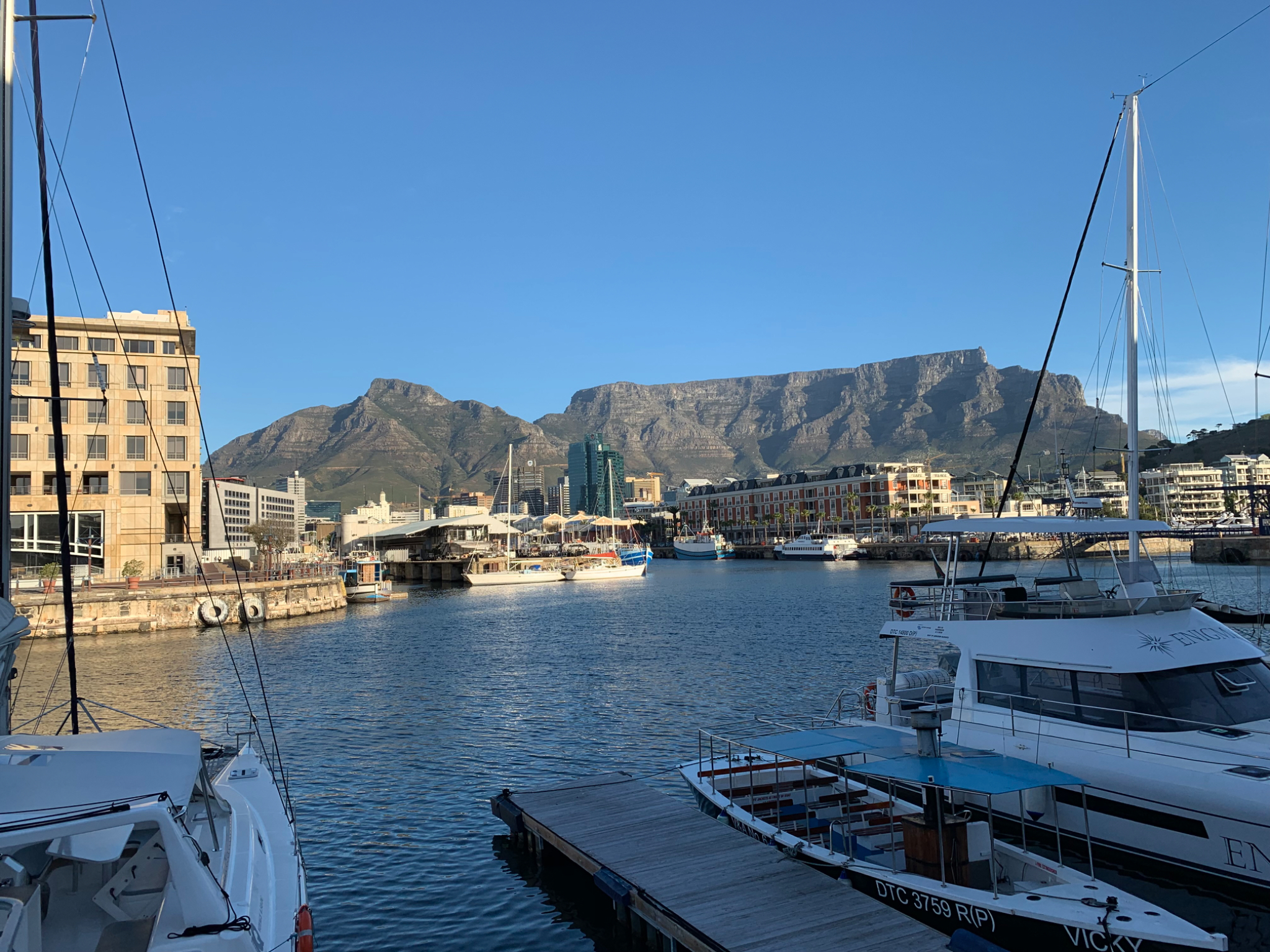 Table Mtn from V&A Waterfront